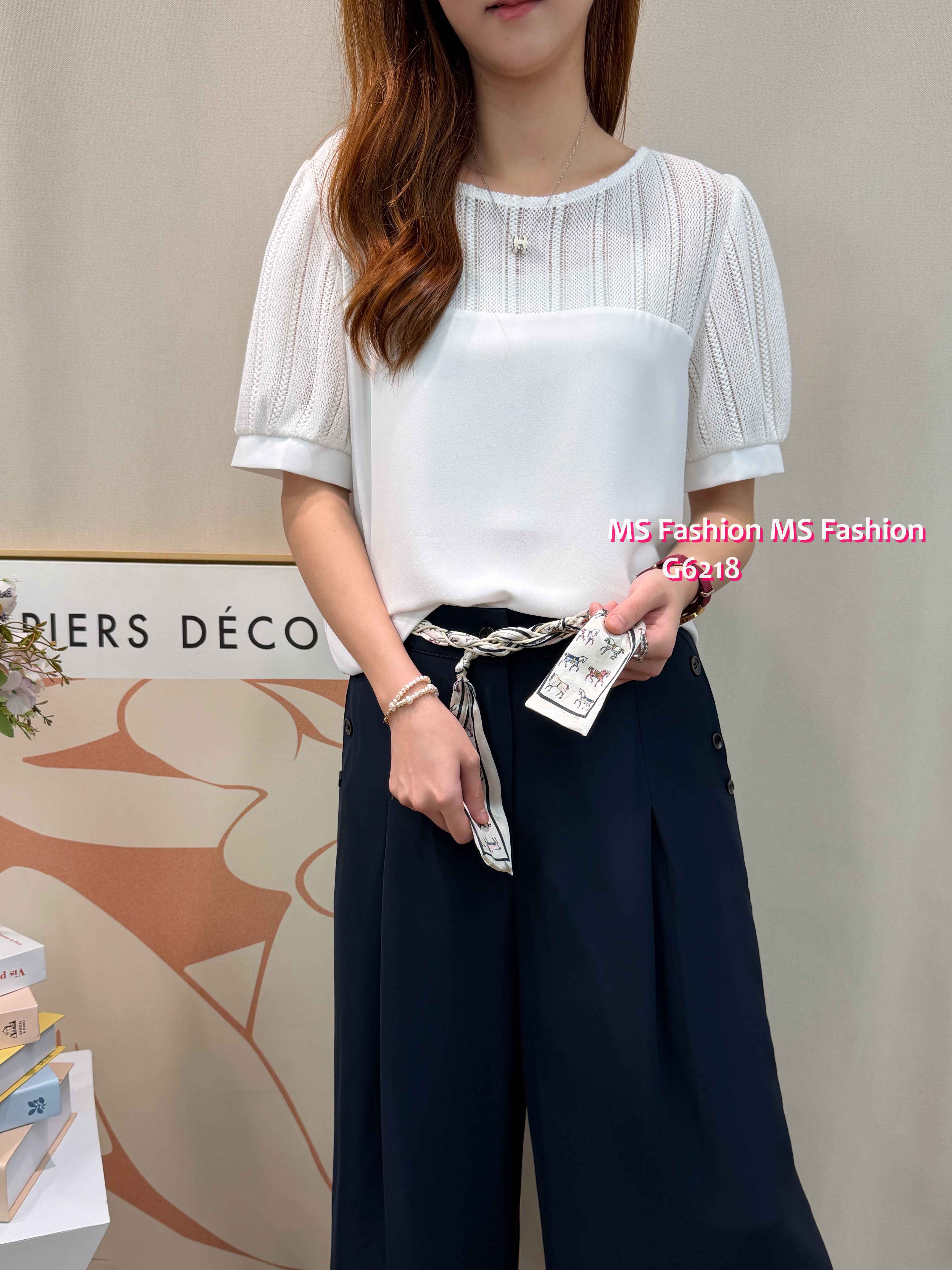 G6218 靚料通花lace top