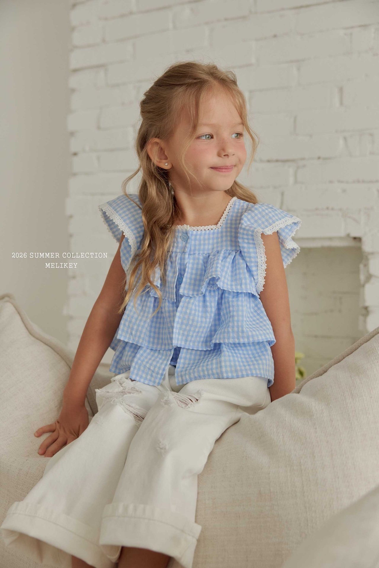 Melkey | Blouse (Blue M95-105)