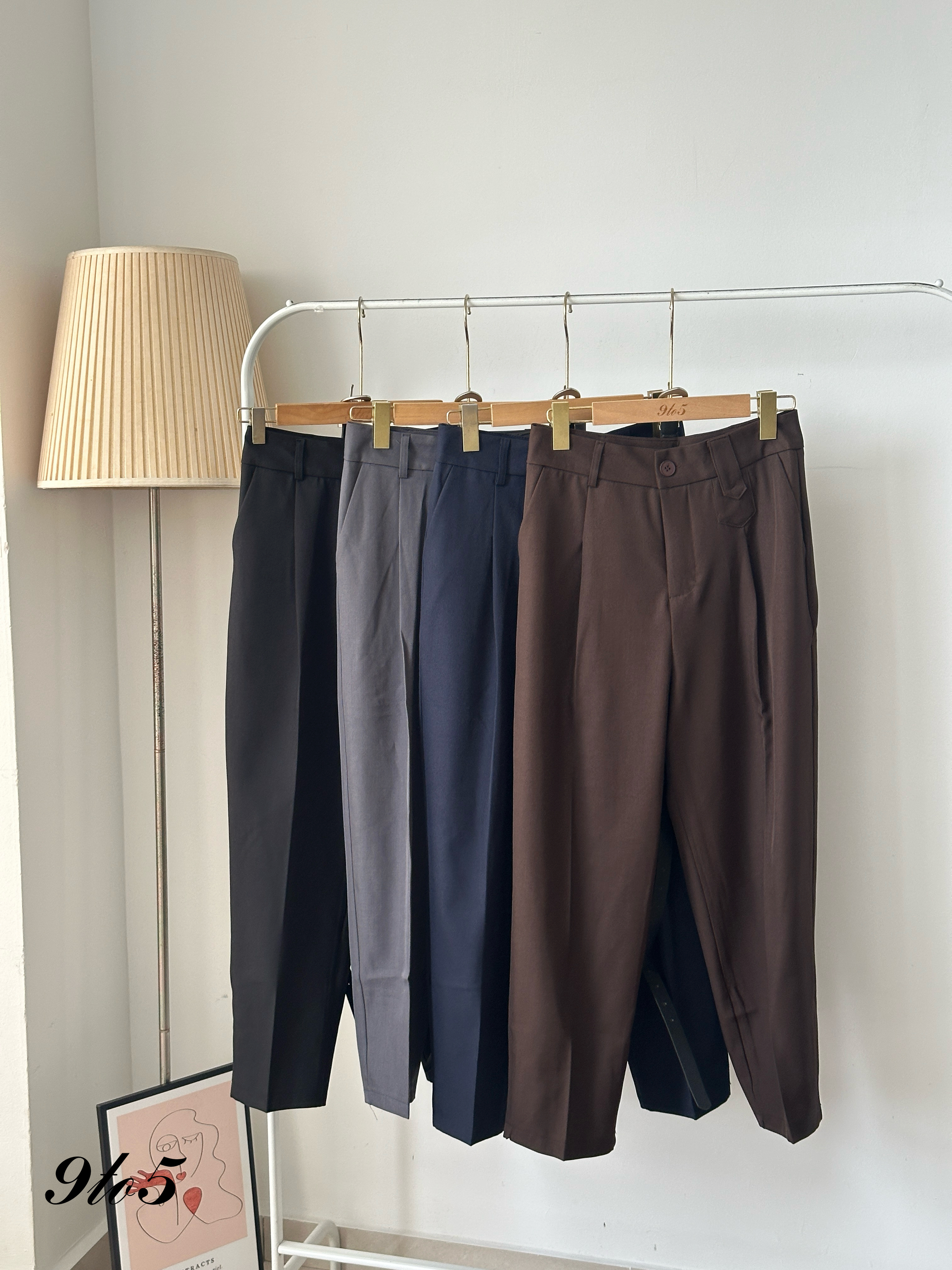 S1800 Long Straight Pants - 4 Colors 