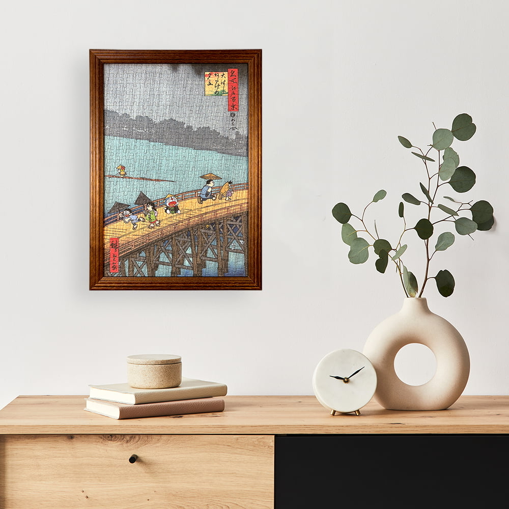 [訂購] 多啦A夢浮世繪 Puzzle 砌圖 (富士山 / 江户百景大橋) 300塊