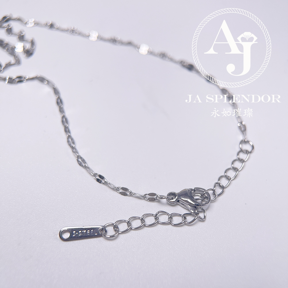 FBG26-H03 淡紫色立體蓮花純銀吊墜 (送鈦鋼項鏈)