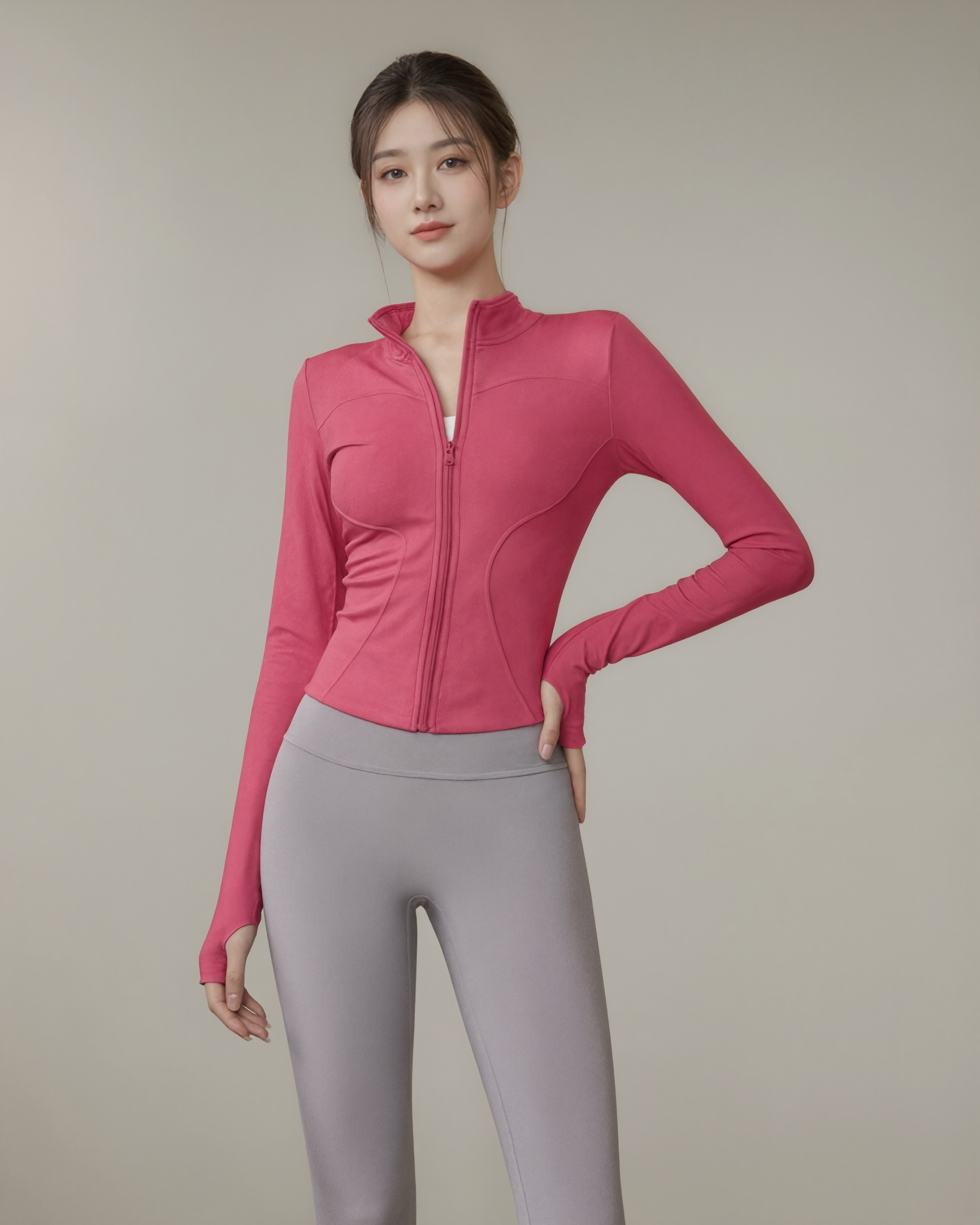 收腰顯瘦速乾瑜伽外套