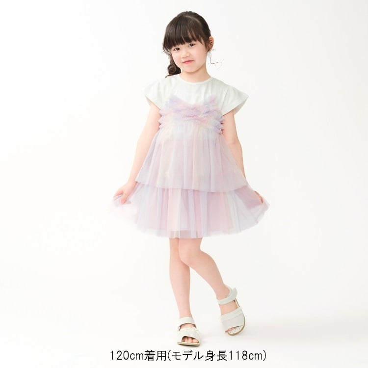 🆕【⭐訂購⭐】 🇯🇵日本直送🌀緞帶裝飾 皺褶薄紗 半截裙 ［2款選］🌀[ELDA-0142][260515]