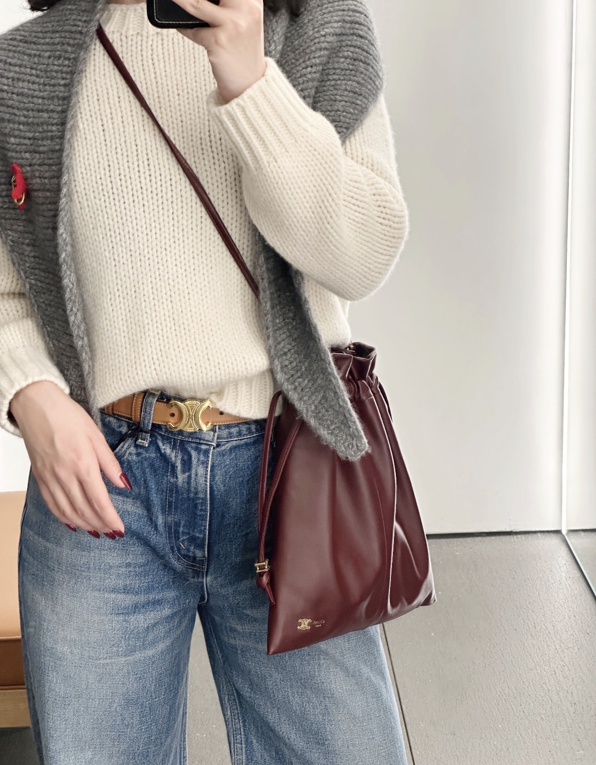 精選貨品優惠💖新款🆕訂貨📮Celine Crystal Pouch  Size 32x29cm