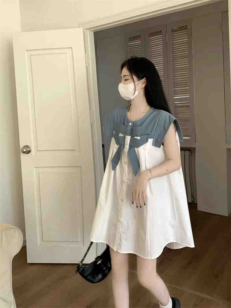 DR265法式小飞袖裙