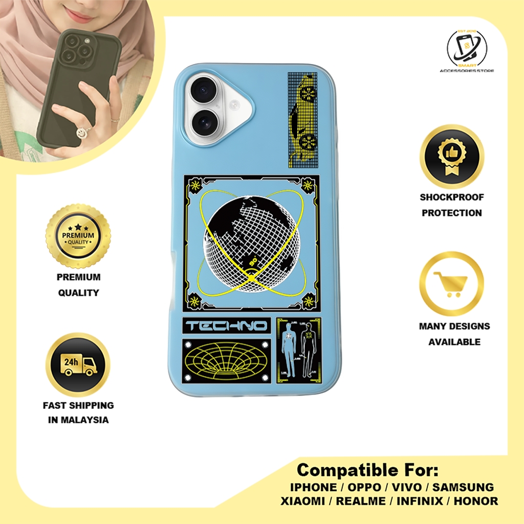 JELLY CASE PHONE FOR IPHONE - DESIGN TECHNO A