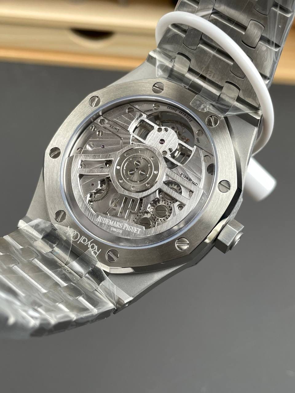 🚀爱彼 皇家橡树 26530烟熏蓝/40mm/自动陀飞轮💯