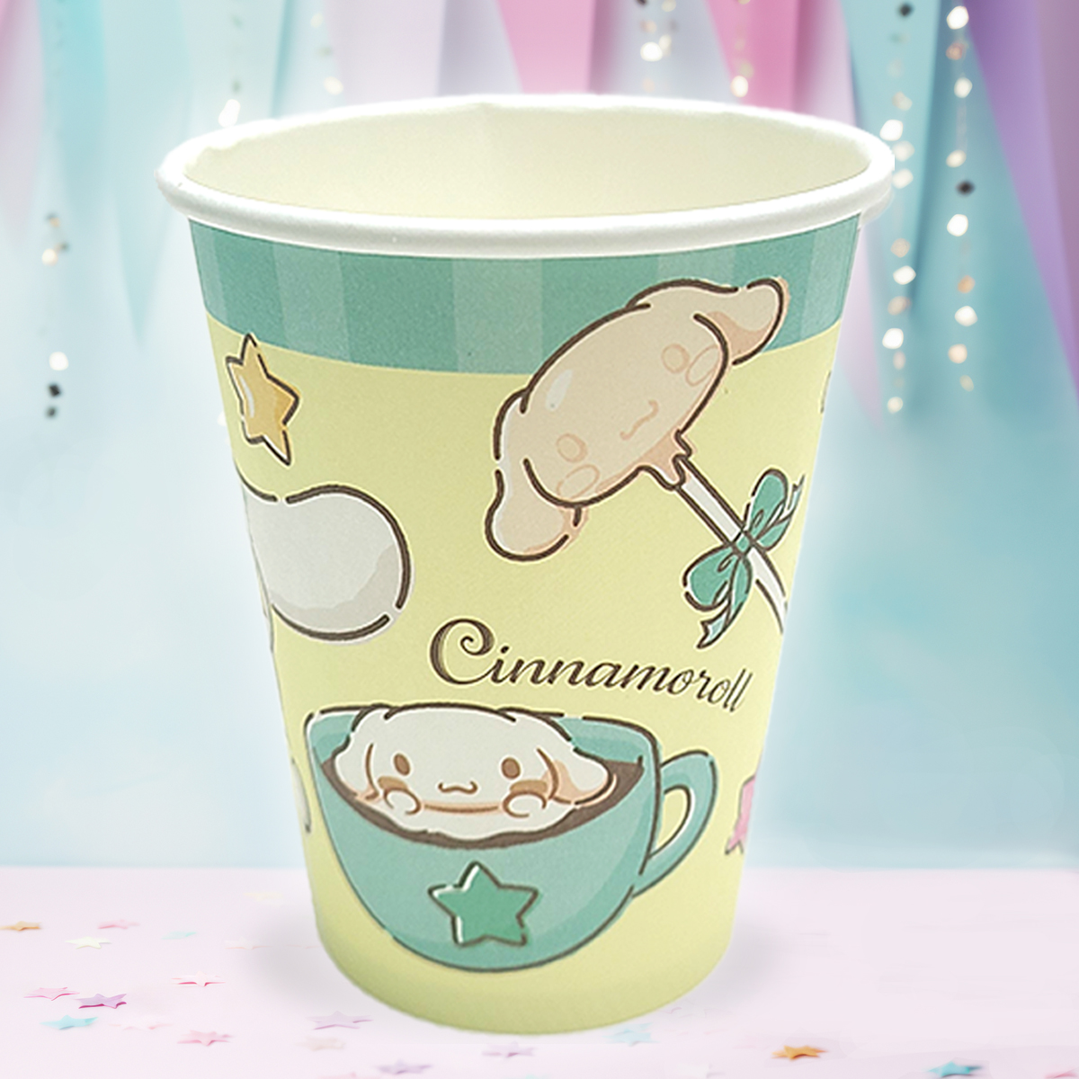 Sanrio 玉桂狗特級厚紙杯 9oz 6件裝 [Sanrio 許可產品]  Sanrio Cinnamoroll Paper Cups 9oz 6pcs [Licensed by Sanrio]