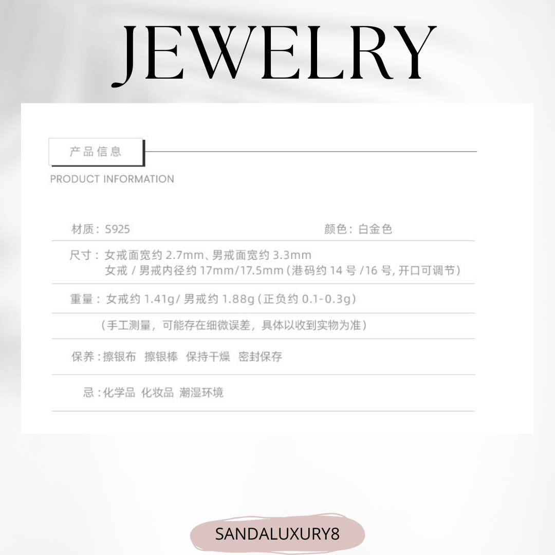 Jewellery Collection "Twin Flame" Couple Rings Collection