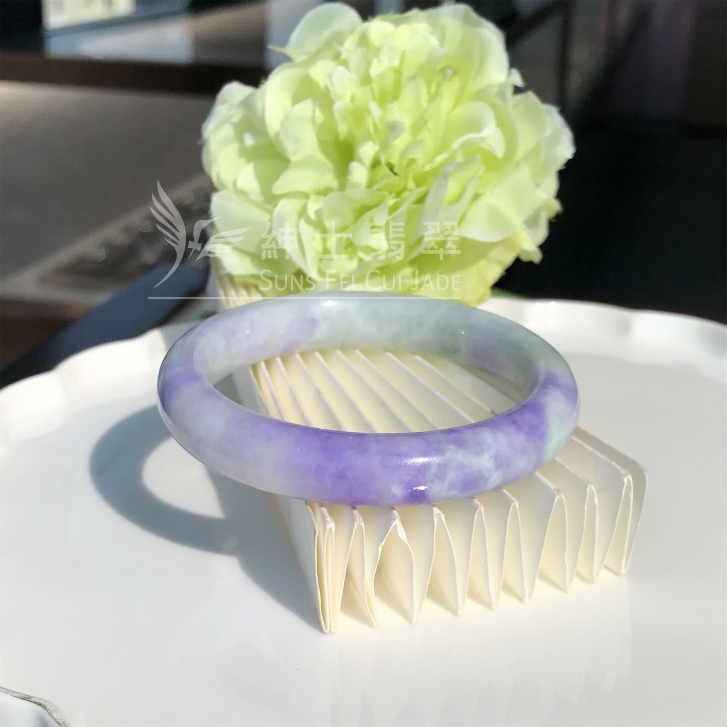 濃色藍紫福鐲53.5mm