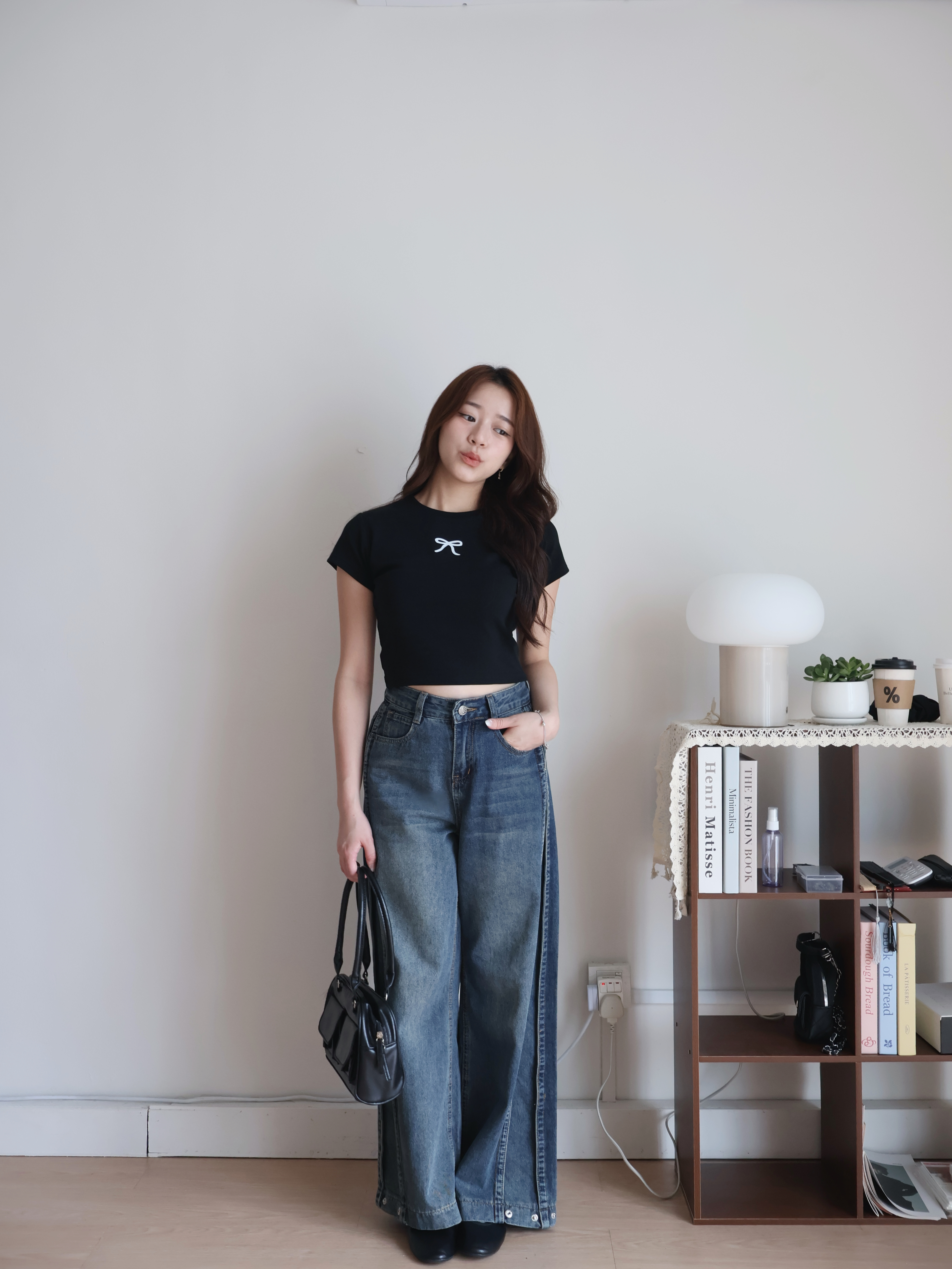 Nabi Cropped Top | Black