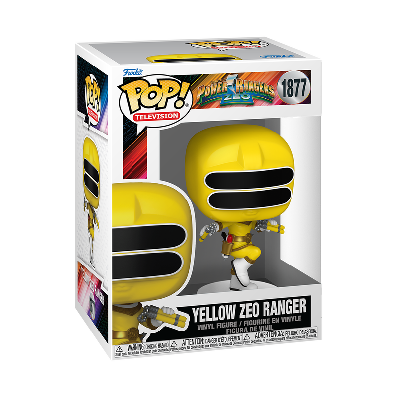 📦訂購 美國代購 Funko POP! POWER RANGERS Yellow Zeo Ranger Figure 恐龍戰隊 模型