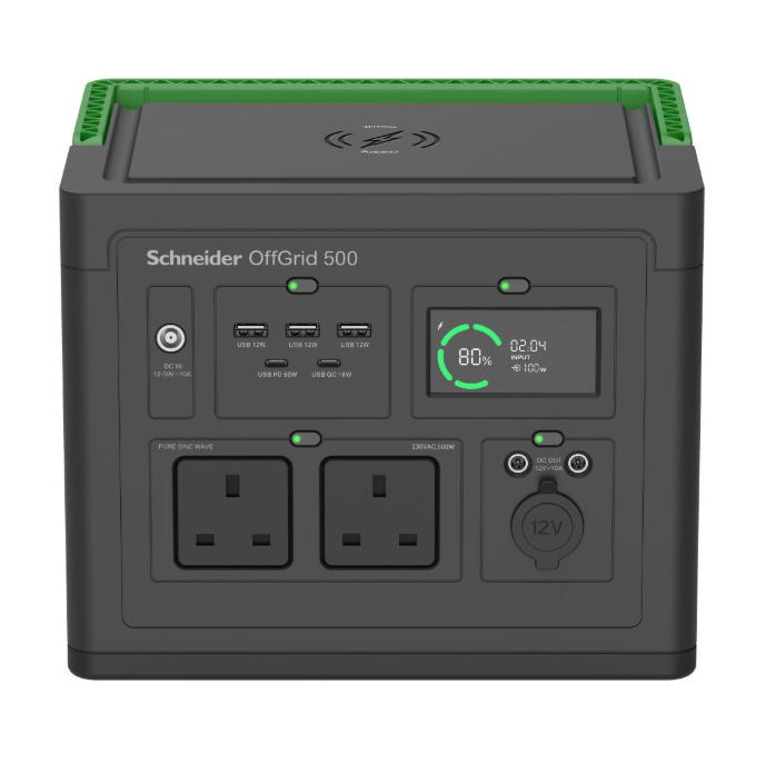 施耐德電氣 - (517Wh) Schneider OffGrid 手提式流動電源(PPS500-UK) #大容量流動電能站 #移動電源 #外置電