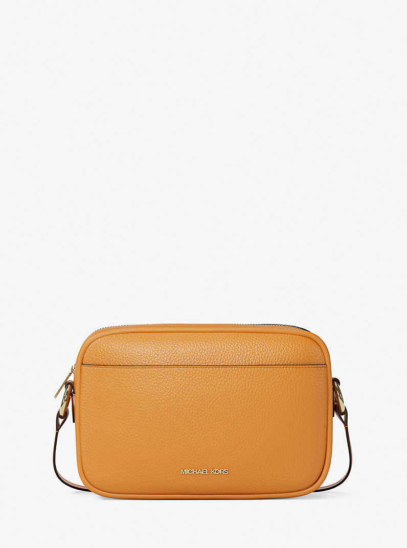 MICHAEL KORS Jet Set Leather Camera Crossbody Bag