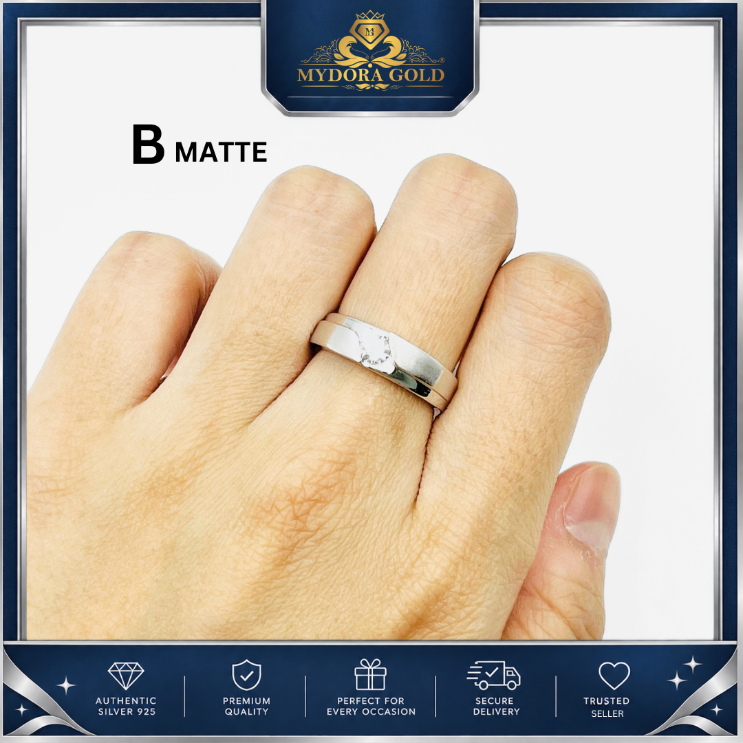 MYDORA 925 Silver Ring - Cincin Destiny Line Collection