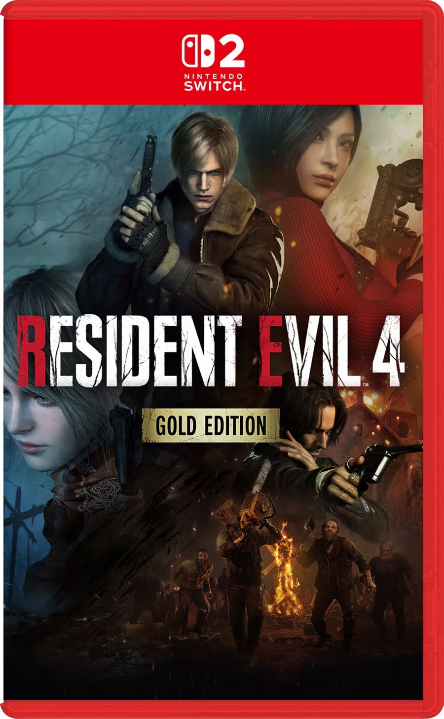 (預訂訂金 $100) (總價 $360) (行版) Nintendo Switch 2 Biohazard 惡靈古堡 4 黃金版 NS2 Resident Evil 4 Gold Edition (中英日文字幕) 