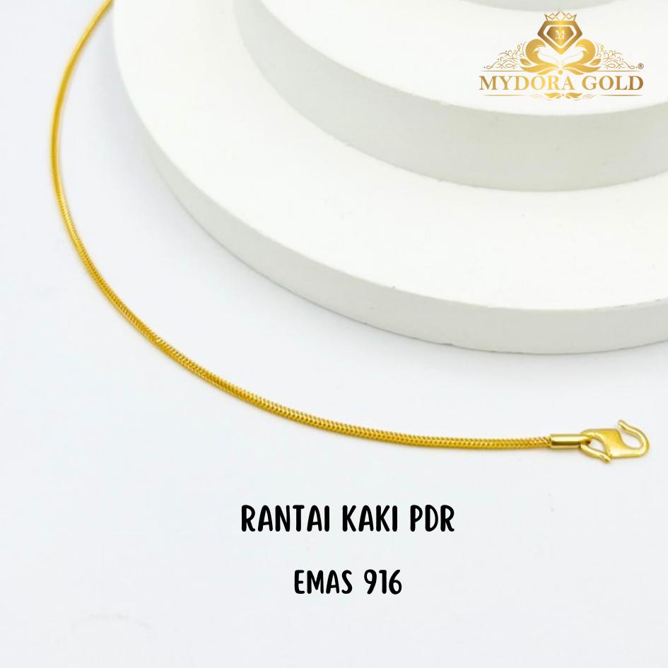MYDORA Rantai Kaki PDR | EMAS 916/22K