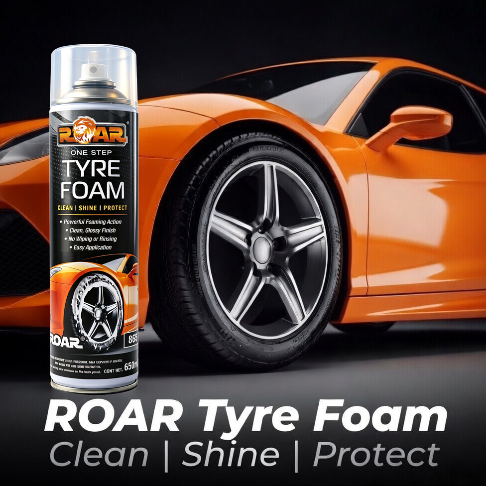 ROAR 車胎清潔亮光泡沫 650ml