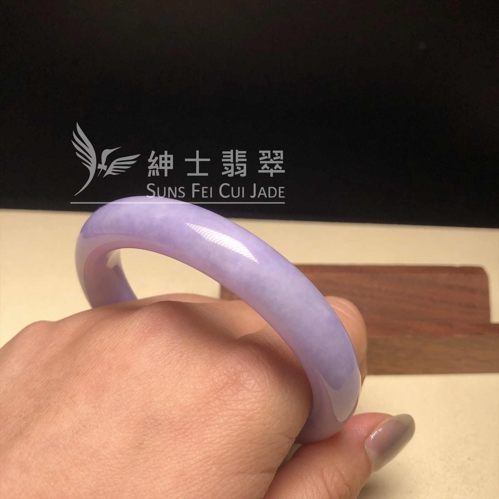 YM00096  紫羅蘭福鐲54.8mm