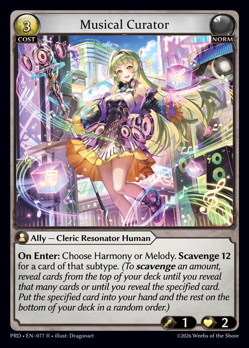 Musical Curator / PRD-077 (R)