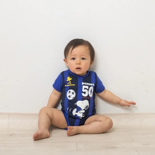 🇯🇵預訂 日本直送🇯🇵Snoopy史努比人物吹球前後印花短袖包屁衣