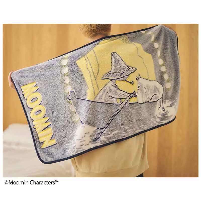 🎀【預訂】Moomin&史力奇發光毛毯  - MonoMaster 2027年1月刊