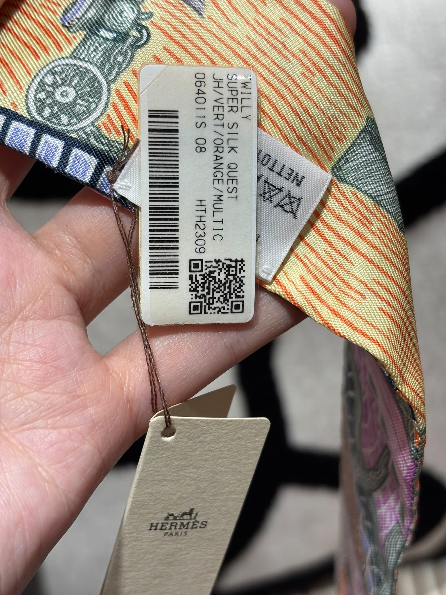 全新 Hermes Twilly Super Silk Quest 100%Authentic, Brand New 全新 ✅Box