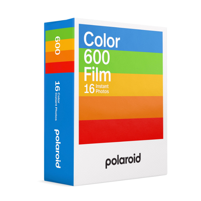 寶麗來 Color 600 Film 彩色即影即有相紙 [ 白色相框 ] 相容 i-Type 相機 (雙包裝 16 張相紙 ) 