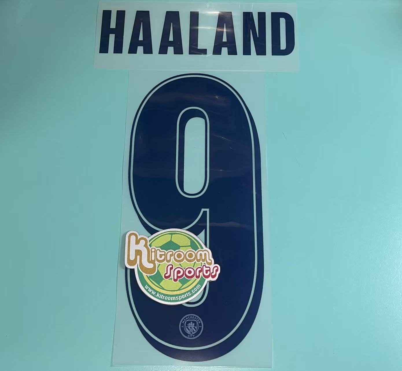 2025-26 Manchester City Home UCL Nameset #9 HAALAND