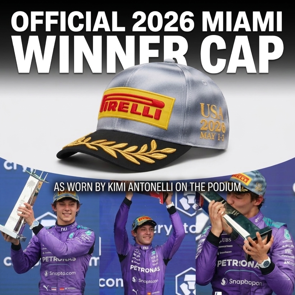 #現貨 F1 Pirelli倍耐力 2026 邁阿密站特別版 P1冠軍帽 PIRPC0115