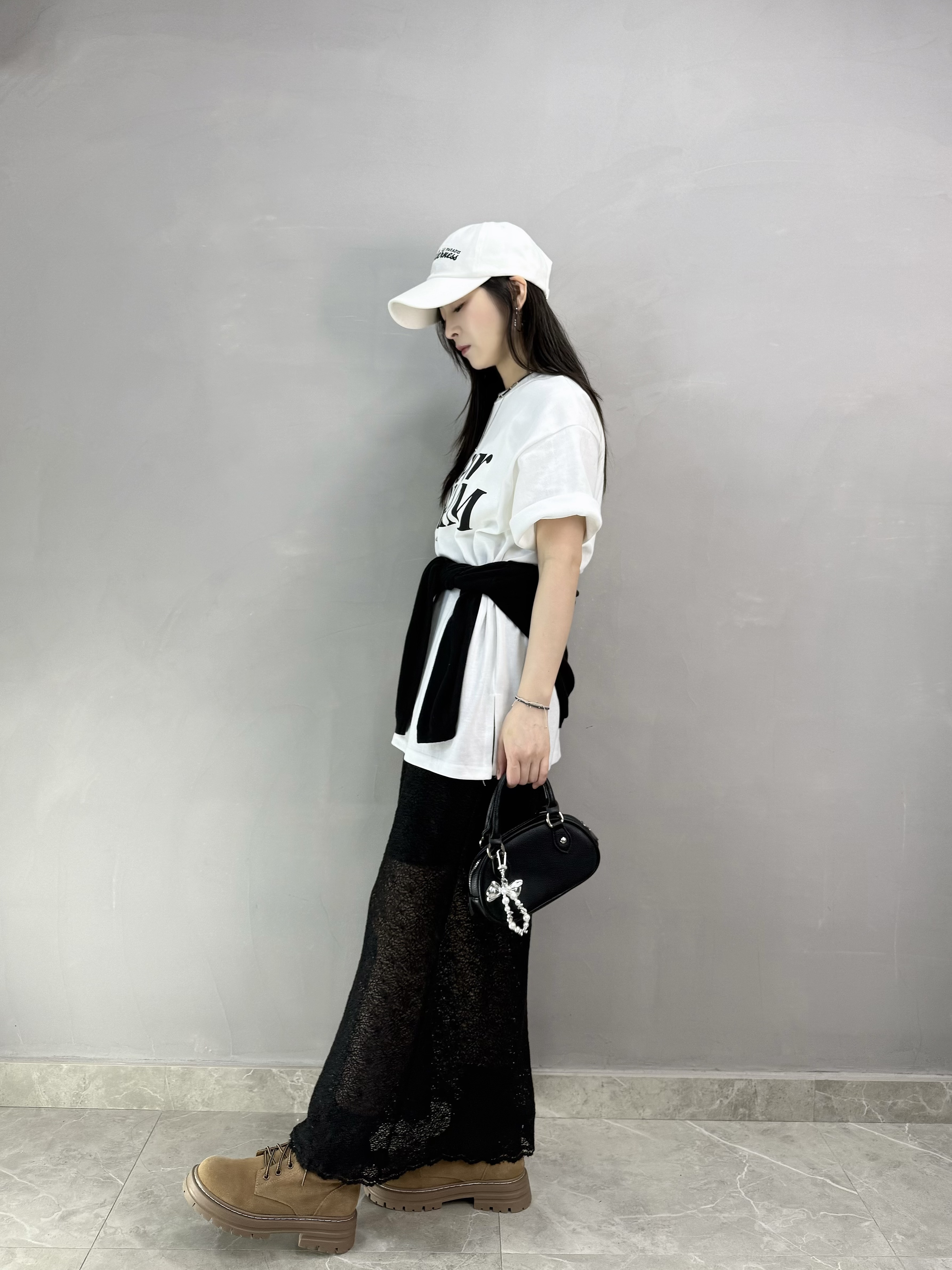 G74 never短袖開叉tee