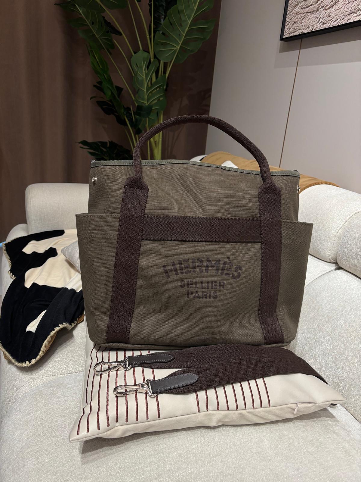 HERMES Grooming tote shoulder bag Stamp X 100%Authentic,95%new✅strap✅dust bag  