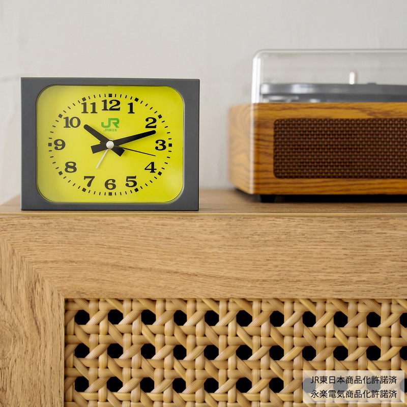 日本JR East經典螢光車站鬧鐘