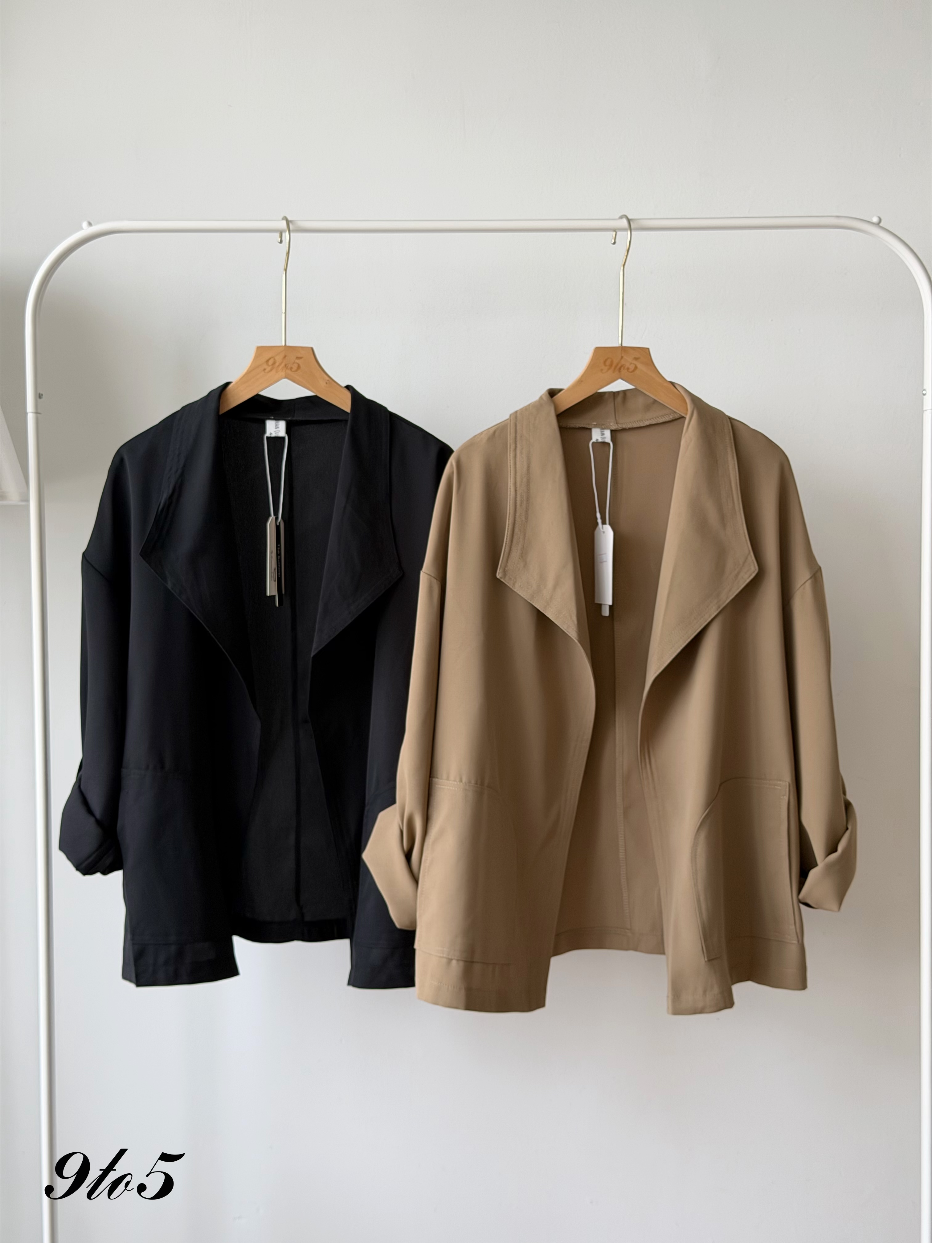 T4479 Long Sleeve Oversized Blazer - 4 Colors 