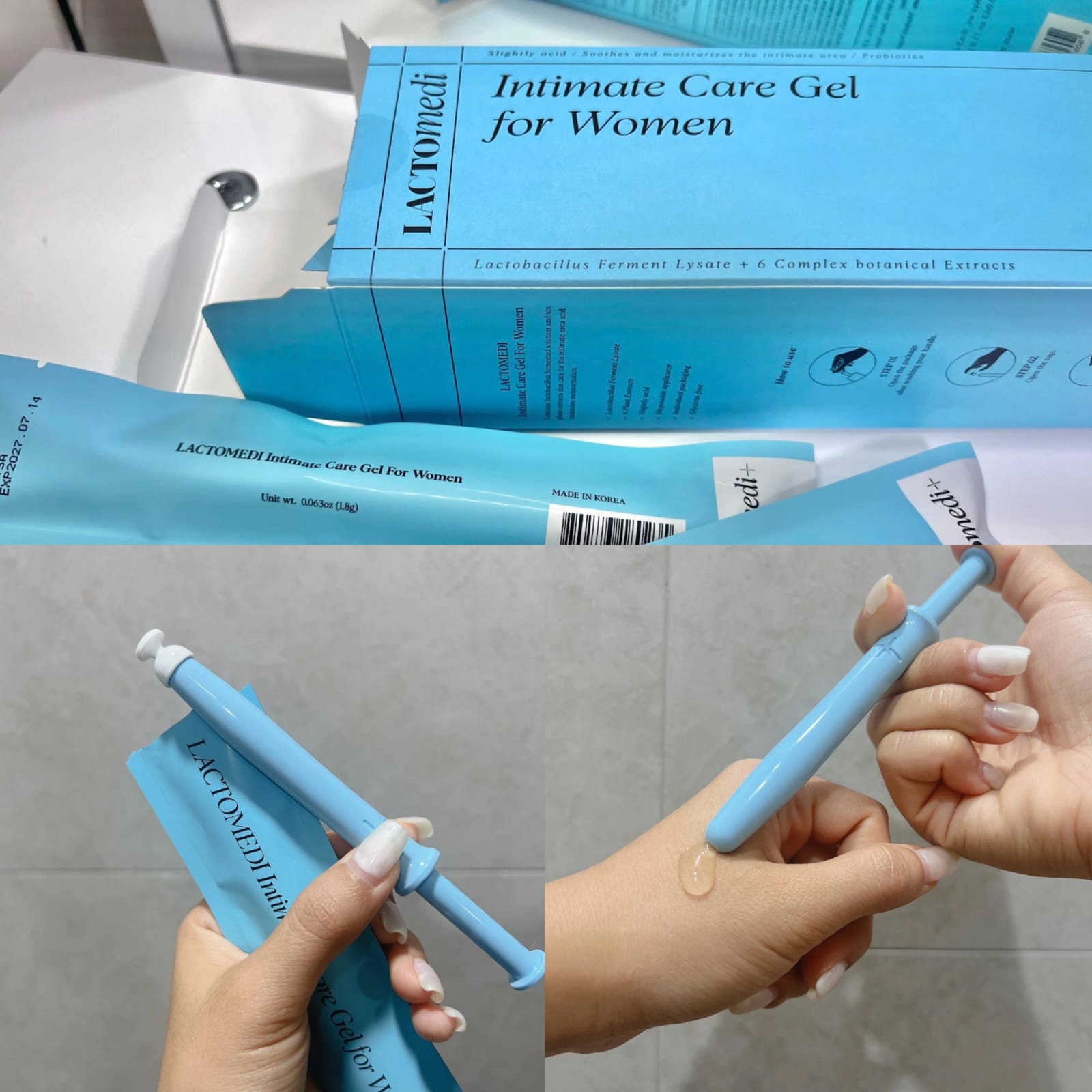 LACTOmedi益生菌調理女性私密護理凝膠 (1盒10支)