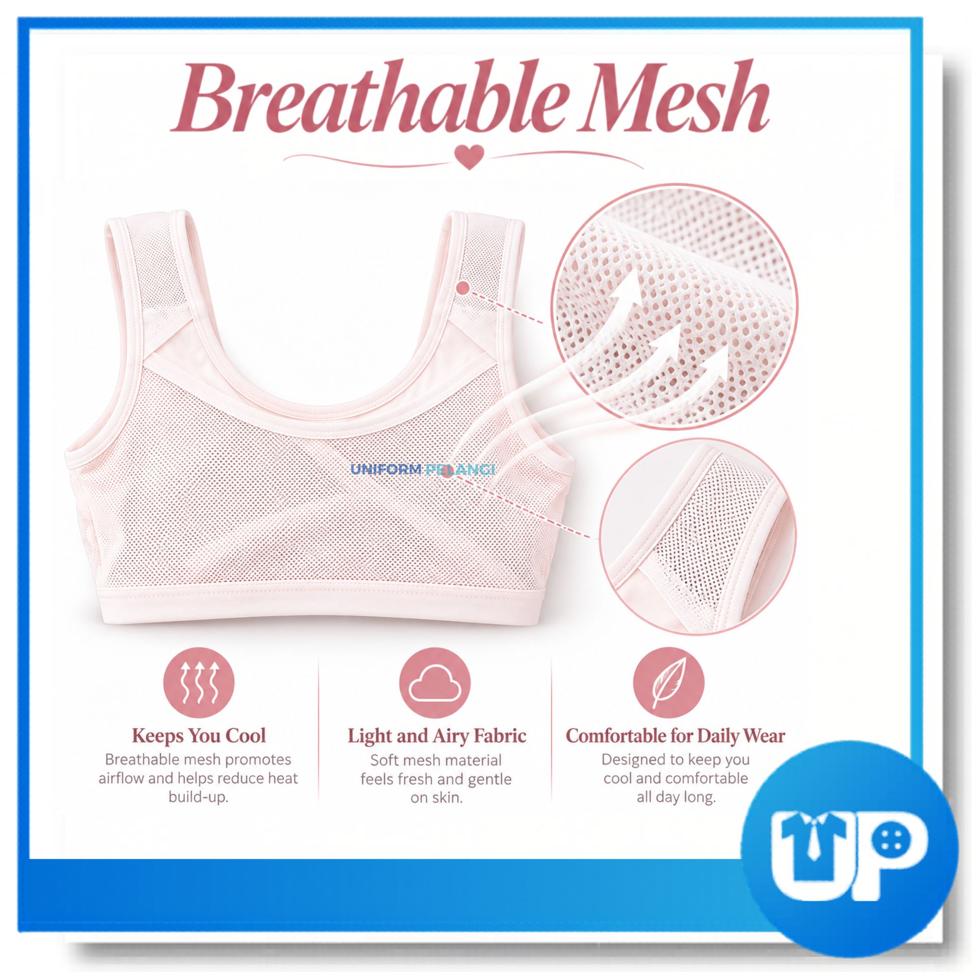 Teenage Girls Cotton Bra Underwear with Chest Pad Student Comfortable Vest Running Sports Kids Girls Bras