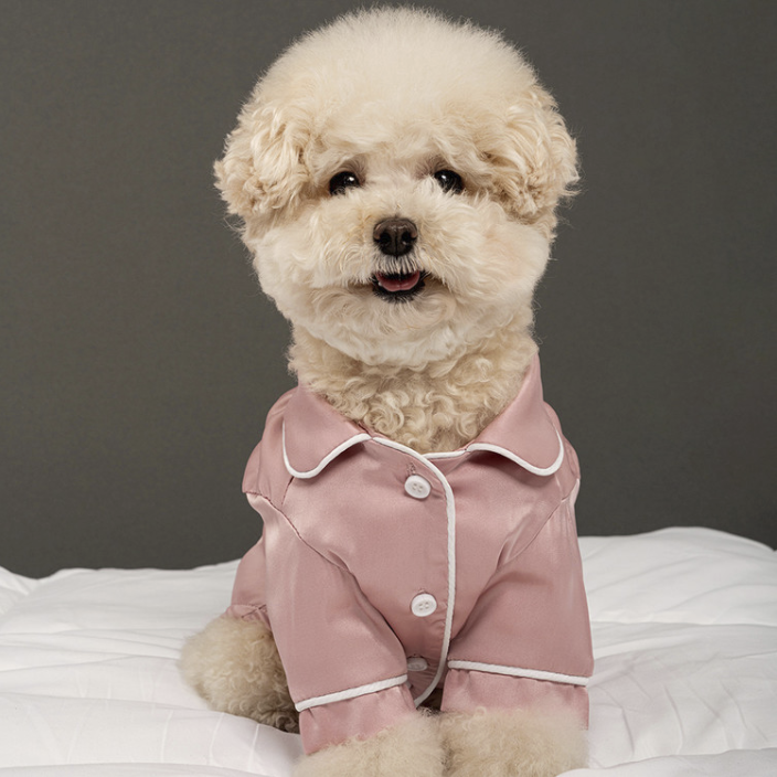 *SuperPet🇰🇷狗狗高級絲綢風睡衣