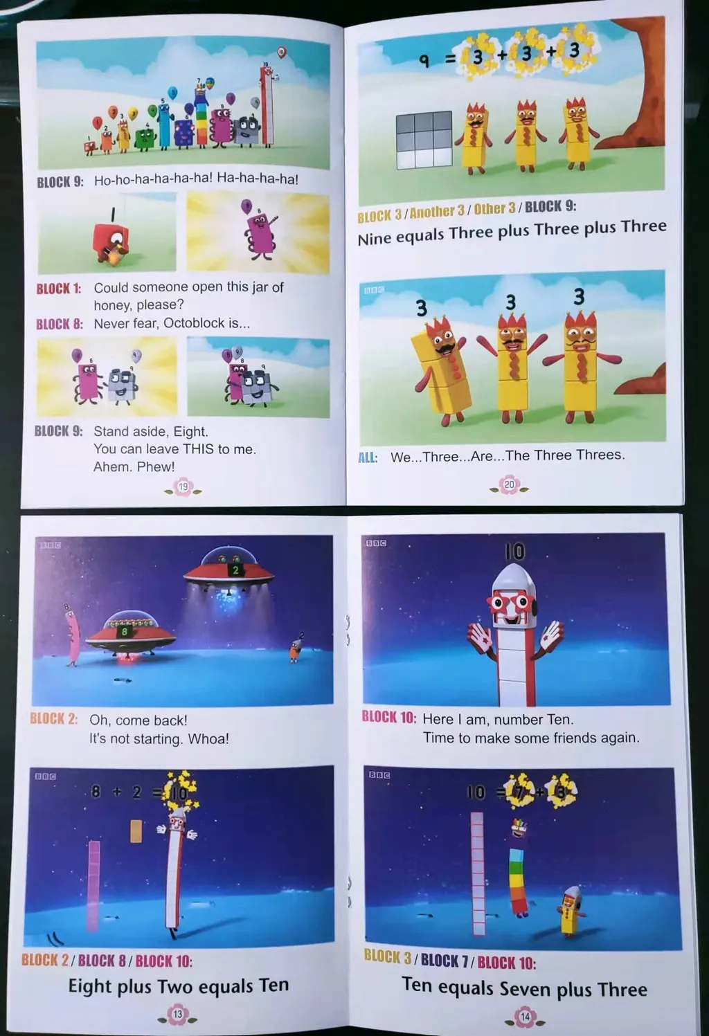 《Numberblocks 數字積木》點讀台詞書-第1季+第2季（共30本）/第三季