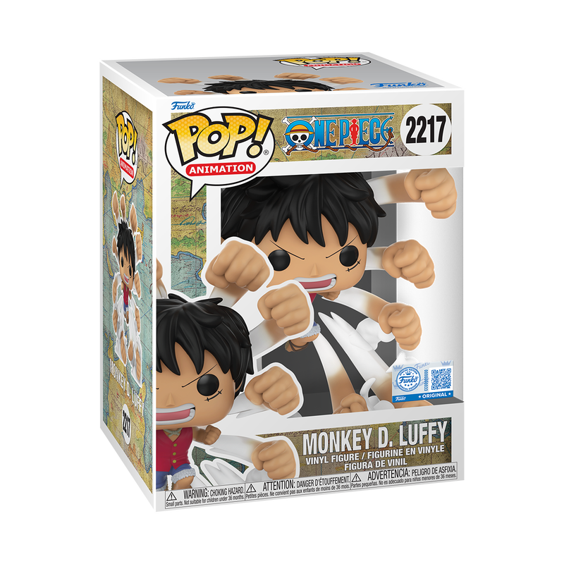 📦訂購 美國代購 Funko POP! ONE PIECE Monkey D. Luffy (Gum Gum Gatling) Figure 海賊王 路飛 模型