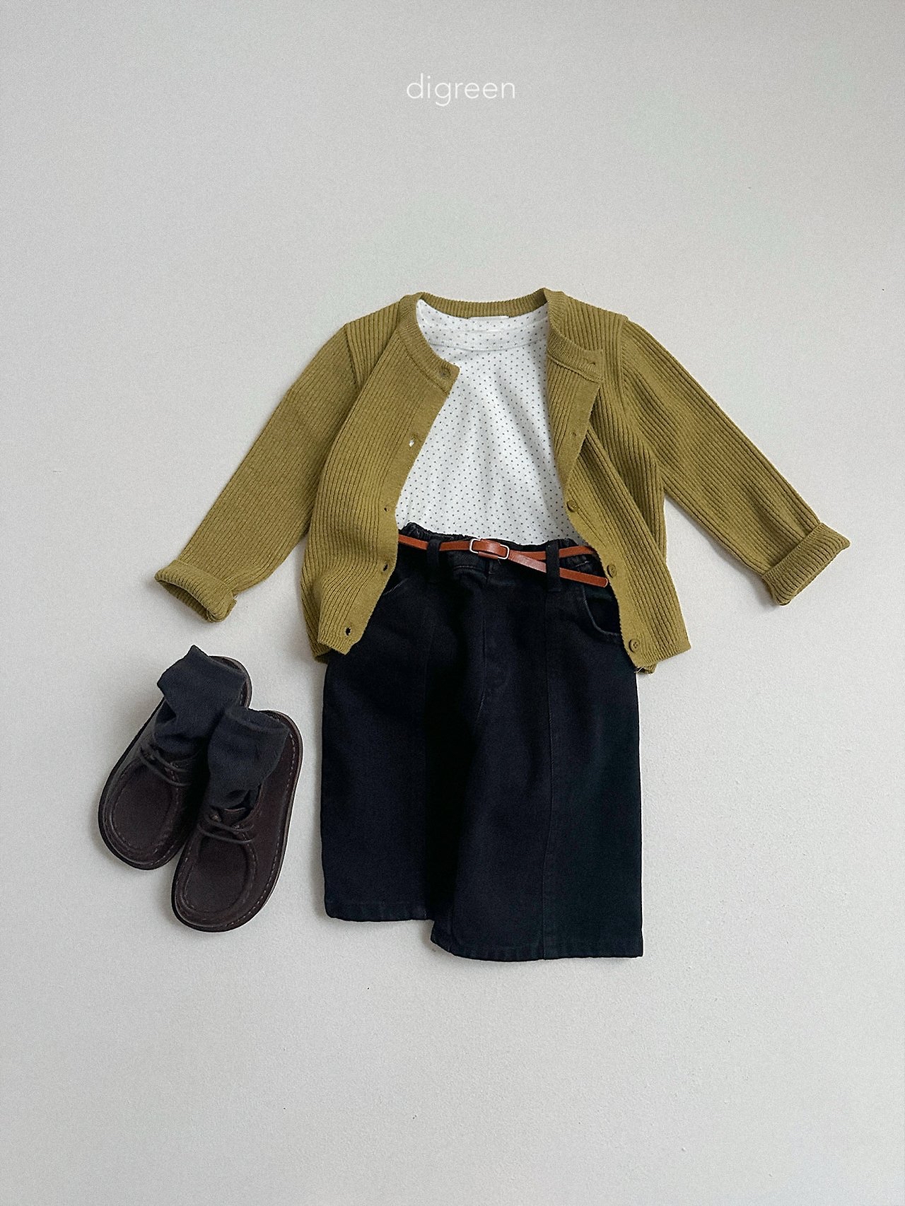 Digreen | olive cardigan