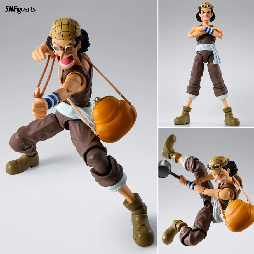 (預訂訂金 $100) (總價 $308) Bandai S.H.Figuarts 海賊王 烏索普 -冒險的黎明- (再版) (行版) SHF One Piece Usopp