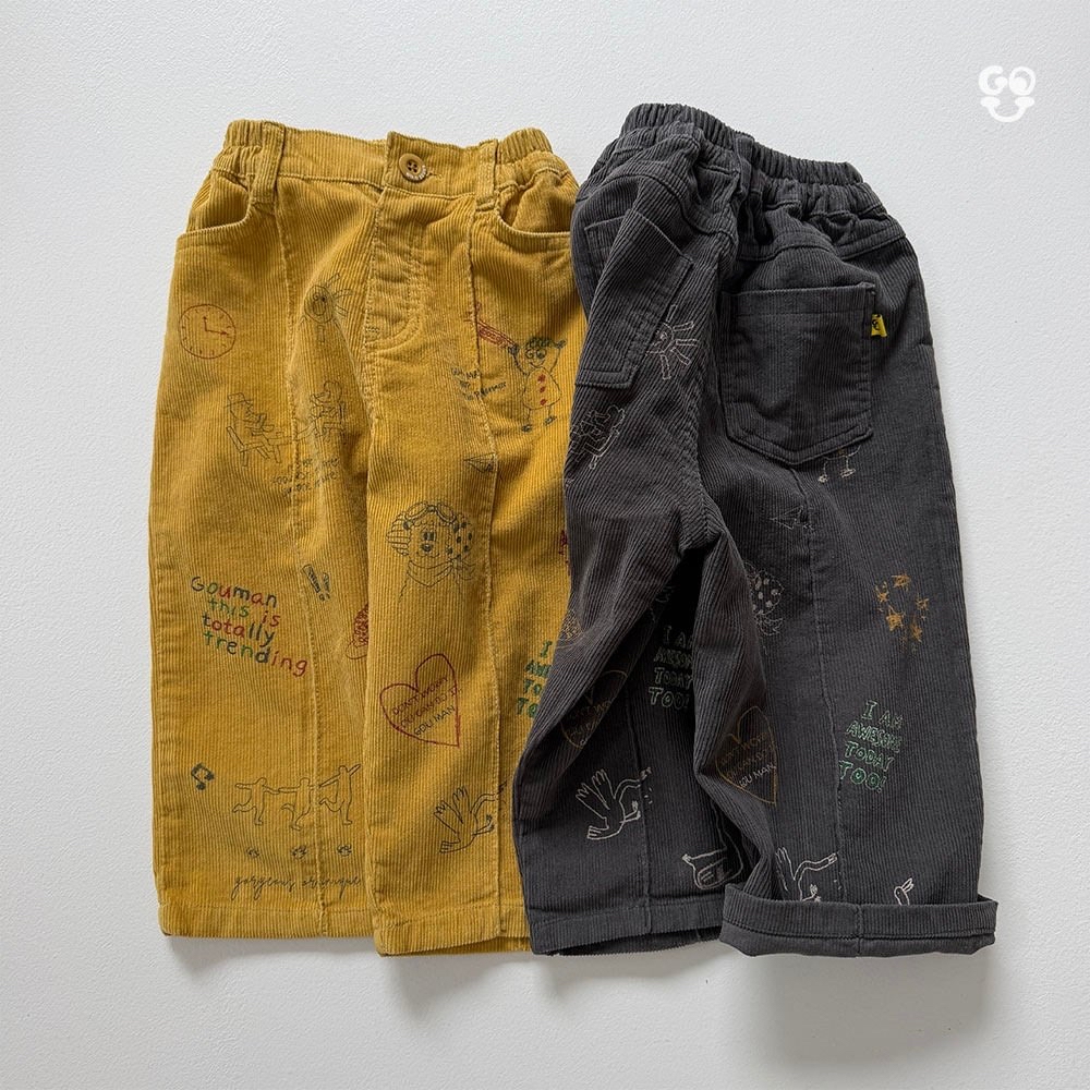 GOU | Picture Diary Pants