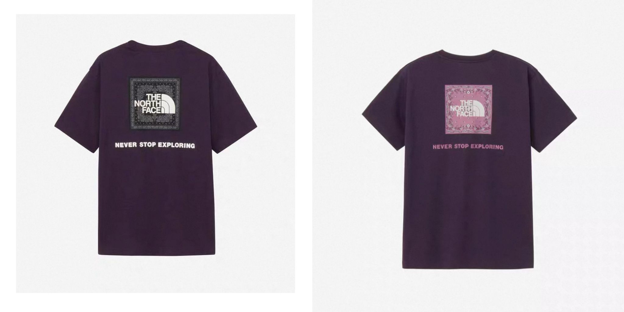 $105件。2件起$95件。Tnf後背民族花短袖