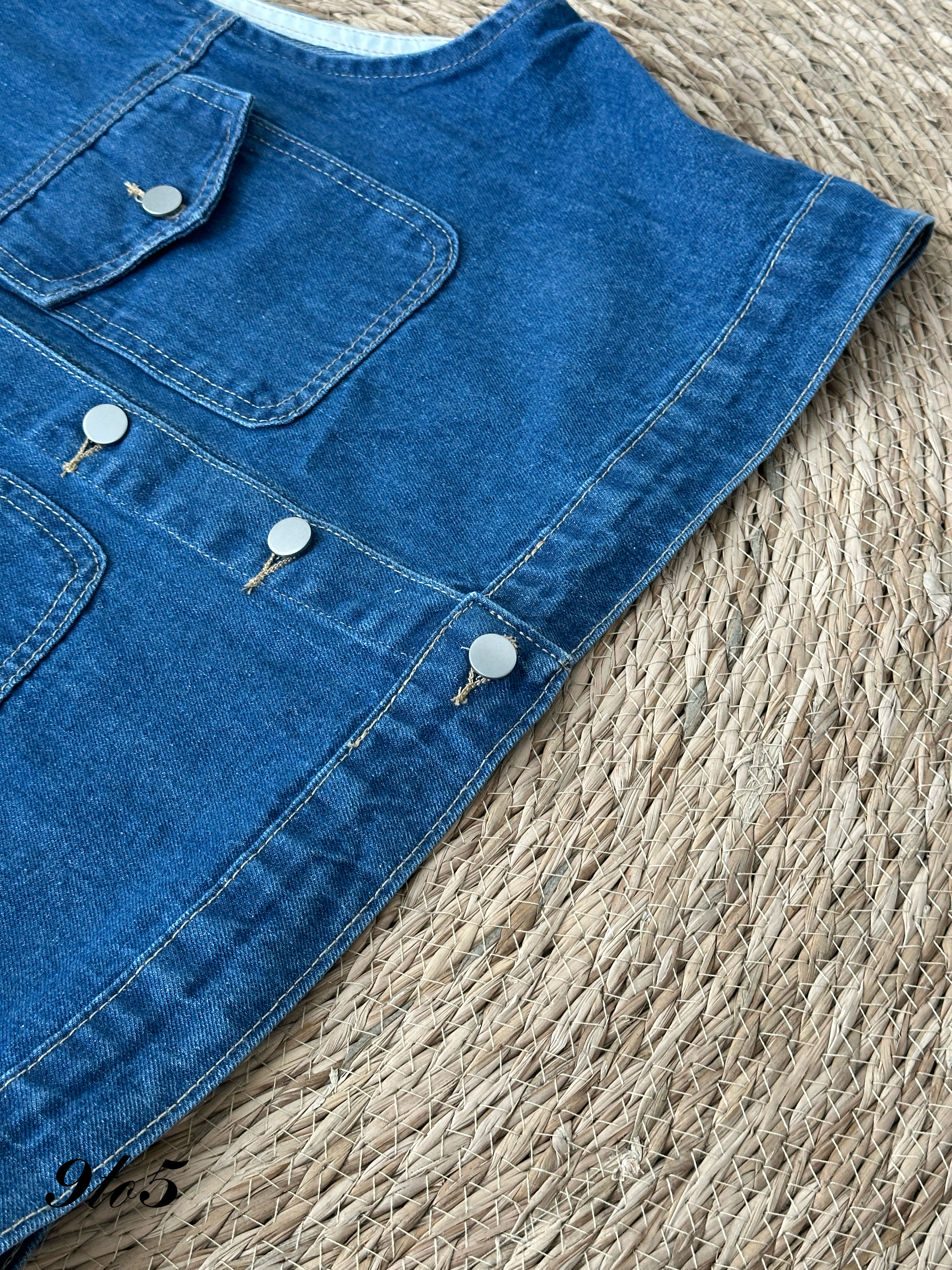 T3993 Denim Vest / Jacket - Blue