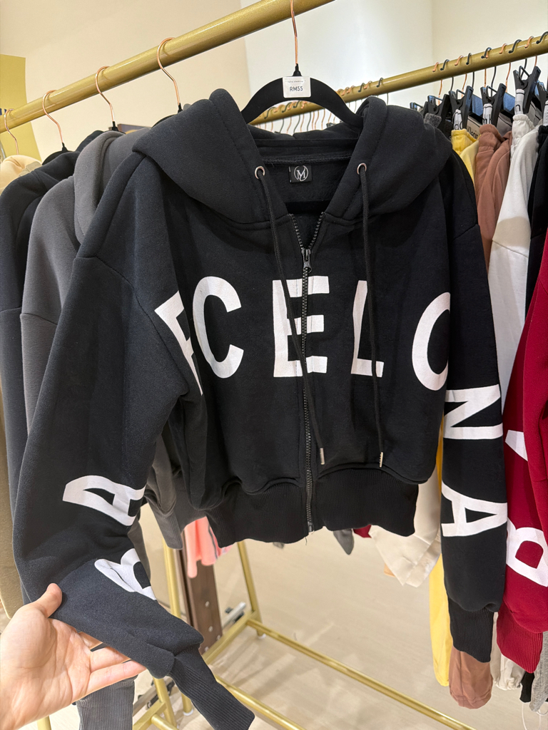 字母辣妹連帽衫