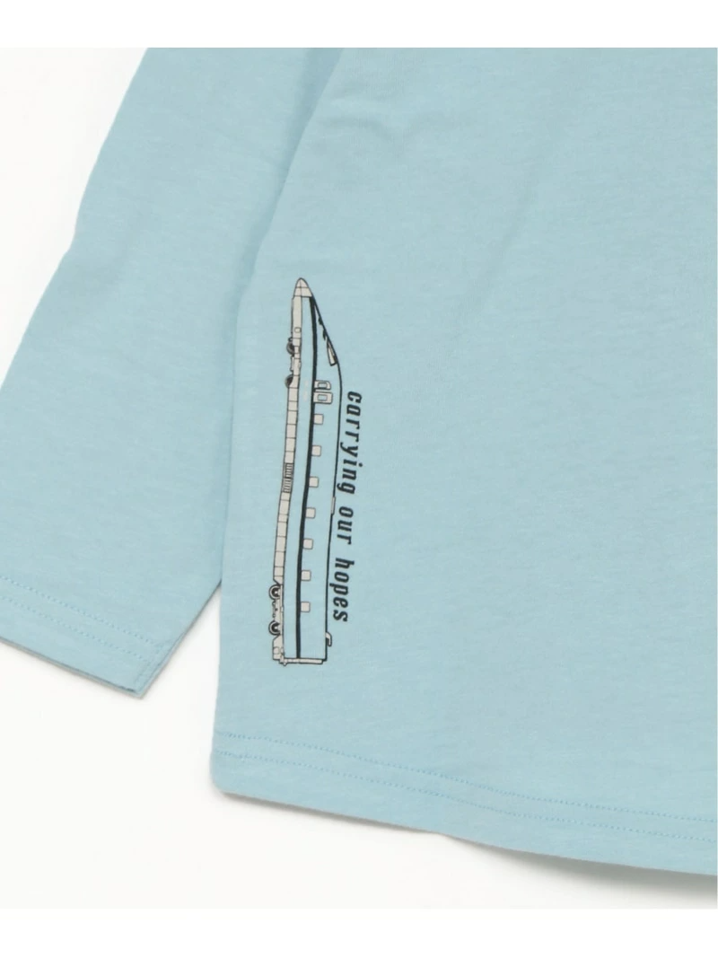 🆕【⭐訂購⭐】 🇯🇵日本直送 🌀#新幹線🚄刺繡 前後印花 長袖T恤［2款選］🌀 [ELAA-0232][260131]