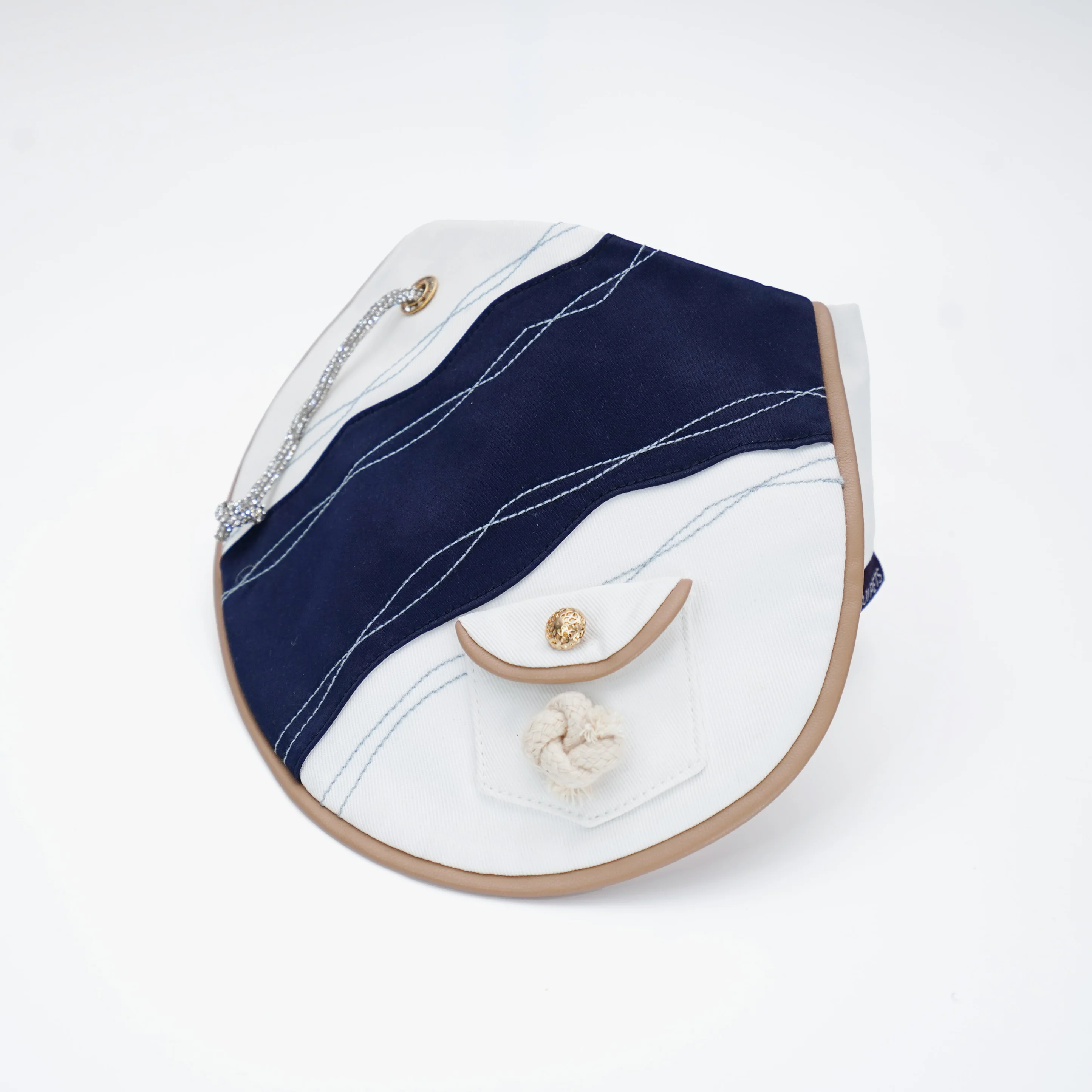 MOMOJI Antibes (2-French Riviera Blue) | Pet Neckwear