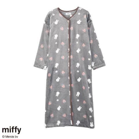 miffy 珊瑚絨 摺疊式 睡袍 / 咕臣 480112