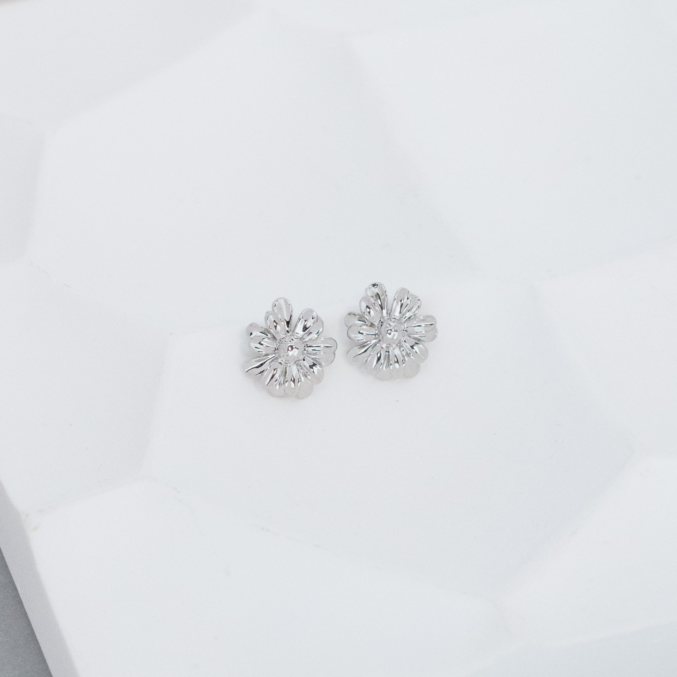 Bloom Dome Stud Earrings