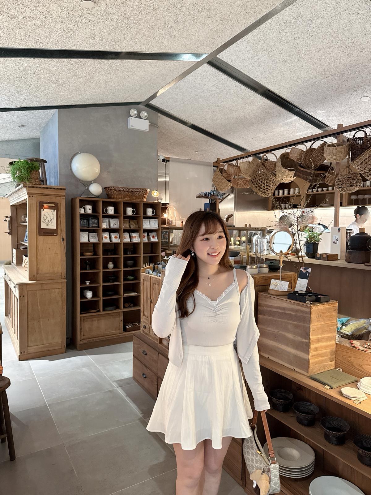 【百搭款式】高腰舒適微娟面短裙